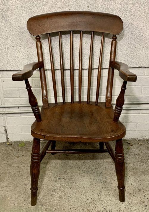 VICTORIAN WINDSOR ARM CHAIR - ADDITIONAL PHOTO 1