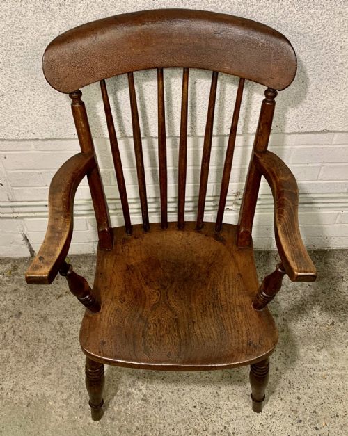 VICTORIAN WINDSOR ARM CHAIR - ADDITIONAL PHOTO 2