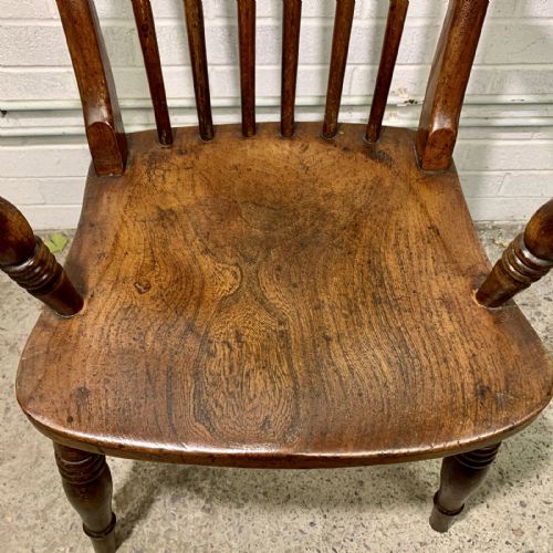 VICTORIAN WINDSOR ARM CHAIR - ADDITIONAL PHOTO 4
