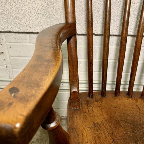 VICTORIAN WINDSOR ARM CHAIR - ADDITIONAL PHOTO 5