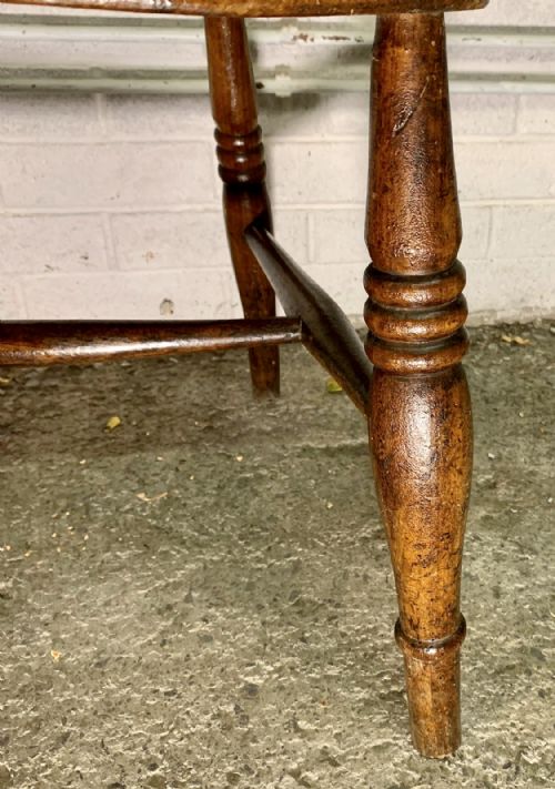 VICTORIAN WINDSOR ARM CHAIR - ADDITIONAL PHOTO 6