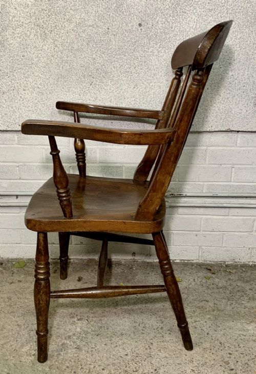 VICTORIAN WINDSOR ARM CHAIR - ADDITIONAL PHOTO 7