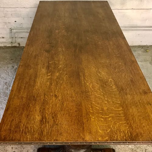 1920'S OAK REFECTORY TABLE - ADDITIONAL PHOTO 3