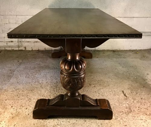 1920'S OAK REFECTORY TABLE - ADDITIONAL PHOTO 10