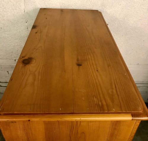 VICTORIAN PINE CHEST OF DRAWERS - ADDITIONAL PHOTO 4