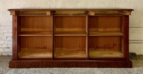 VICTORIAN MAHOGANY GLAZED TOP BOOKCASE - ADDITIONAL PHOTO 6