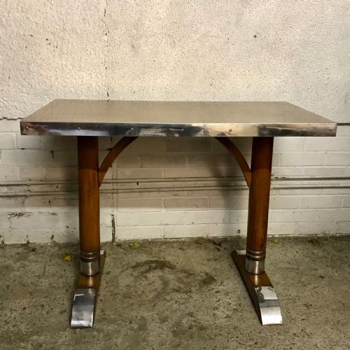 1920's french bistro table in art deco style - CATEGORY: ANTIQUE TABLES - DATED 1920