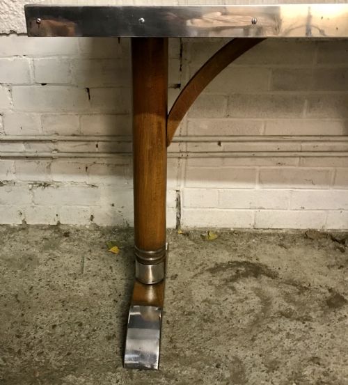 1920'S FRENCH BISTRO TABLE IN ART DECO STYLE - ADDITIONAL PHOTO 5