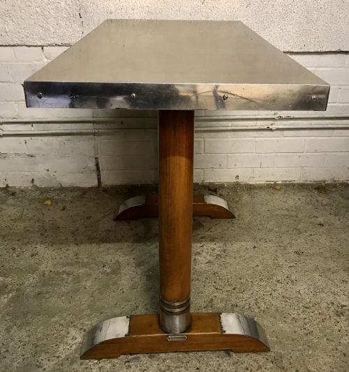 1920'S FRENCH BISTRO TABLE IN ART DECO STYLE - ADDITIONAL PHOTO 6