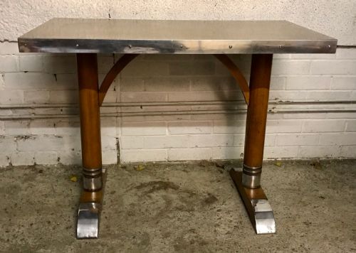 1920'S FRENCH BISTRO TABLE IN ART DECO STYLE - ADDITIONAL PHOTO 8
