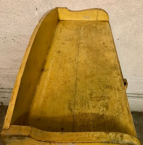 CIRCA 1900 EAST EUROPEAN FOOD CUPBOARD WITH LAYERS OF OLD PAINT - ADDITIONAL PHOTO 1