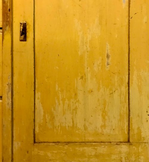 CIRCA 1900 EAST EUROPEAN FOOD CUPBOARD WITH LAYERS OF OLD PAINT - ADDITIONAL PHOTO 7