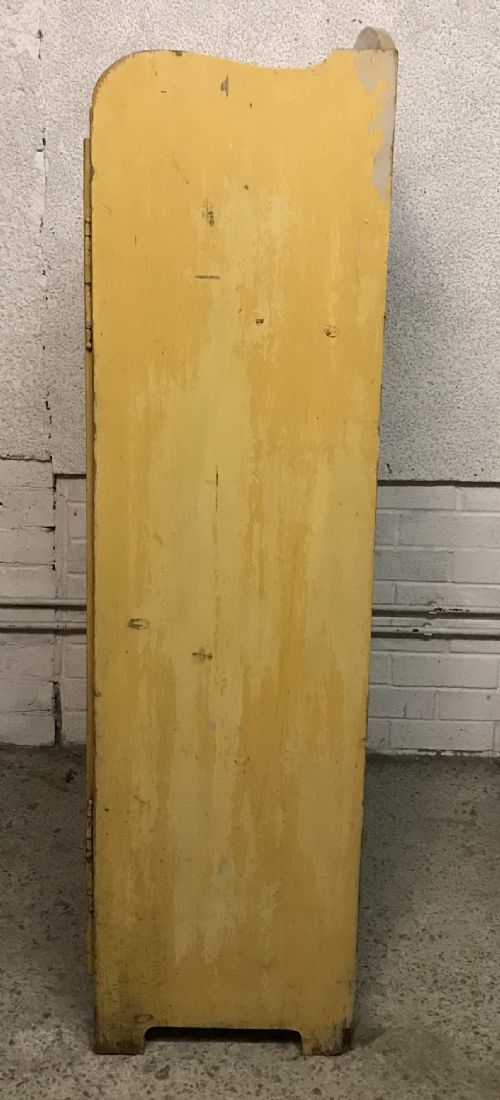 CIRCA 1900 EAST EUROPEAN FOOD CUPBOARD WITH LAYERS OF OLD PAINT - ADDITIONAL PHOTO 13