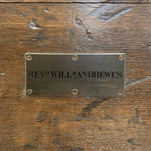 19TH CENTURY OAK METAL BOUND SILVER CHEST - ADDITIONAL PHOTO 8