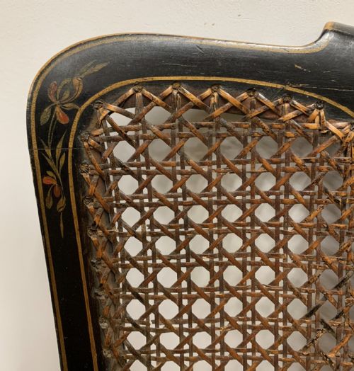 A PAIR OF ENGLISH CHINOISERIE AND JAPANNED LACQUERED ARM CHAIRS - ADDITIONAL PHOTO 2