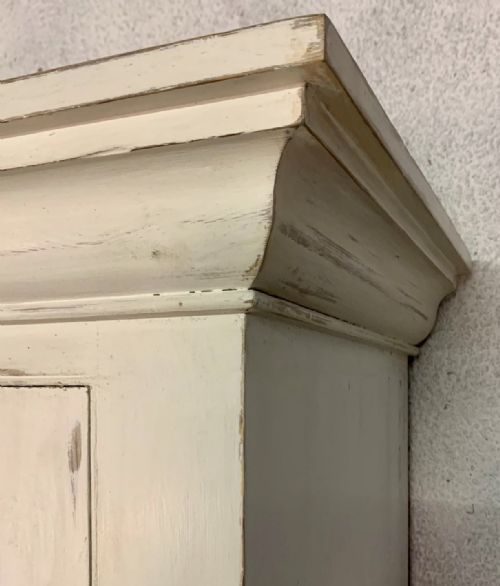 MID 19TH CENTURY 1850 PAINTED HOUSEKEEPER'S CUPBOARD - ADDITIONAL PHOTO 2