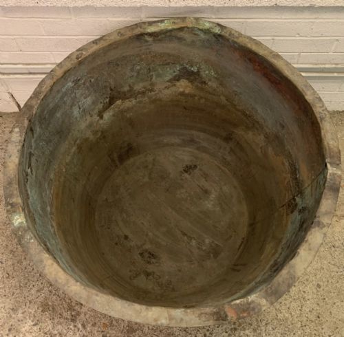 LARGE VICTORIAN RIVETED COPPER BOILER WITH GREAT COLOUR - ADDITIONAL PHOTO 2