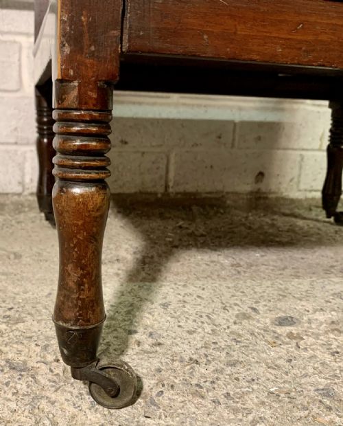 VICTORIAN MAHOGANY WHATNOT WITH BOXWOOD AND EBONY INLAYS - ADDITIONAL PHOTO 6