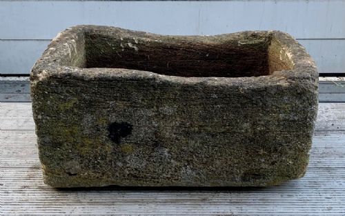 19TH CENTURY HAND CARVED BATH STONE TROUGH - ADDITIONAL PHOTO 1