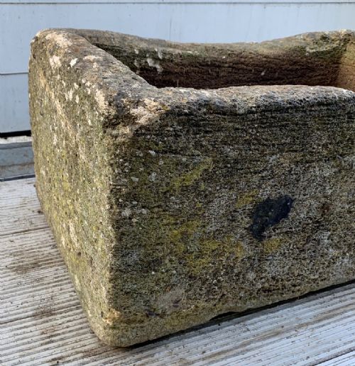 19TH CENTURY HAND CARVED BATH STONE TROUGH - ADDITIONAL PHOTO 4