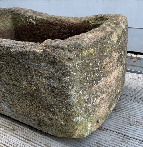 19TH CENTURY HAND CARVED BATH STONE TROUGH - ADDITIONAL PHOTO 5