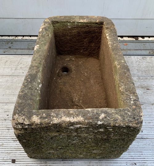 19TH CENTURY HAND CARVED BATH STONE TROUGH - ADDITIONAL PHOTO 8