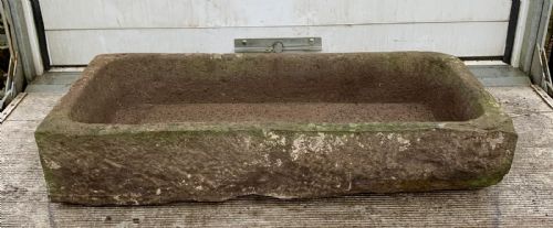 19TH CENTURY HAND CARVED PENNANT STONE SINK - ADDITIONAL PHOTO 8