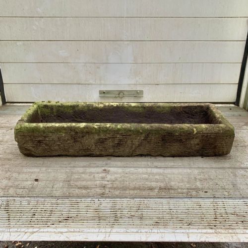 19th century hand carved sandstone trough - CATEGORY: ANTIQUE MISCELLANEOUS - DATED 19TH CENTURY
