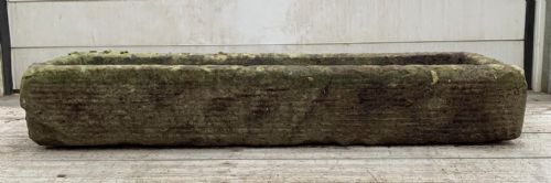19TH CENTURY HAND CARVED SANDSTONE TROUGH - ADDITIONAL PHOTO 1