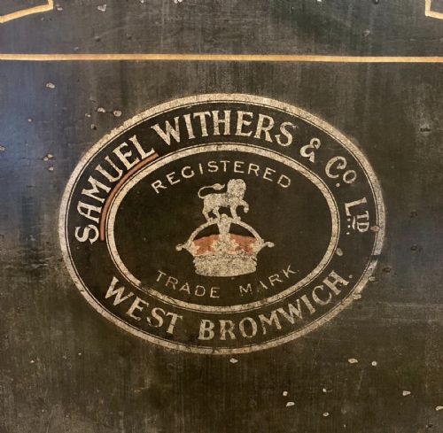 19TH CENTURY SAFE BY SAMUEL WITHERS AND CO IN ORIGINAL PAINT AND COMPLETE WITH KEYS - ADDITIONAL PHOTO 4