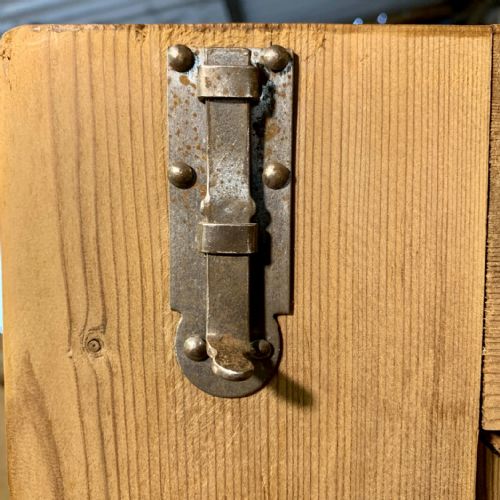 CIRCA 1900 EAST EUROPEAN PINE KNOCK DOWN WARDROBE - ADDITIONAL PHOTO 4