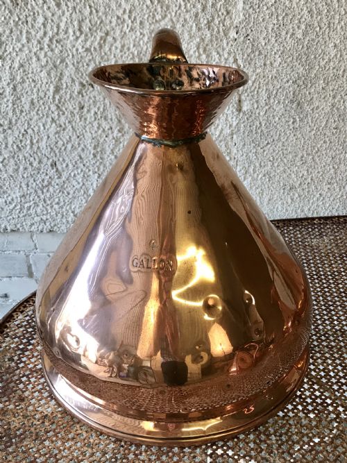 VERY RARE HARLEQUIN SET OF 8 VICTORIAN COPPER MEASURES - ADDITIONAL PHOTO 2