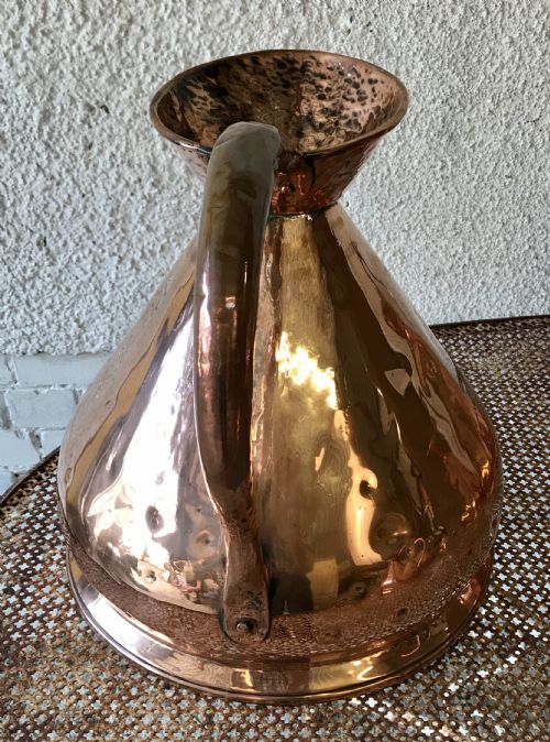VERY RARE HARLEQUIN SET OF 8 VICTORIAN COPPER MEASURES - ADDITIONAL PHOTO 7