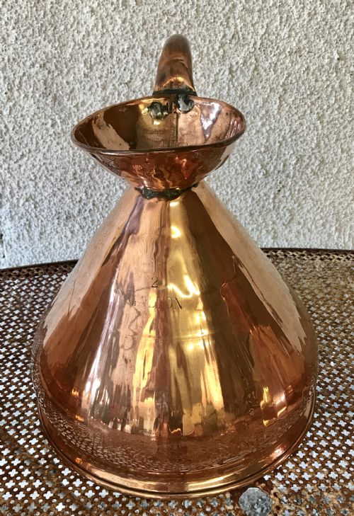 VERY RARE HARLEQUIN SET OF 8 VICTORIAN COPPER MEASURES - ADDITIONAL PHOTO 8