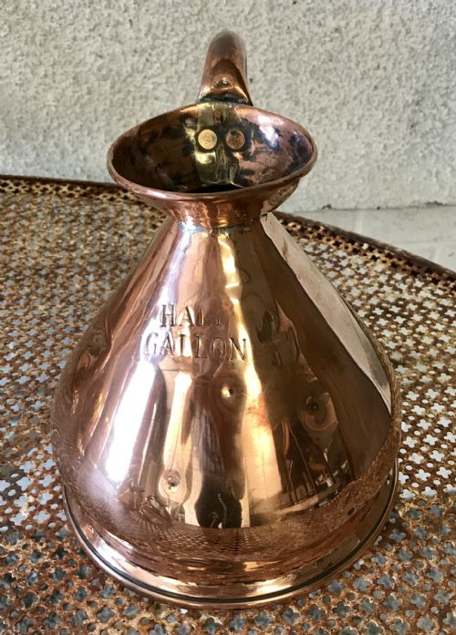 VERY RARE HARLEQUIN SET OF 8 VICTORIAN COPPER MEASURES - ADDITIONAL PHOTO 10