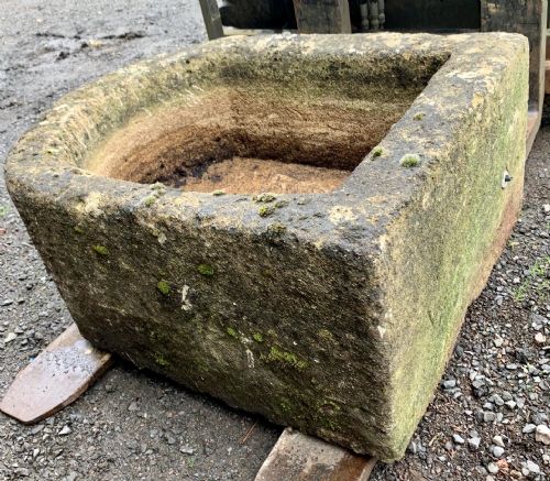 19TH CENTURY BATH STONE D END TROUGH - ADDITIONAL PHOTO 3
