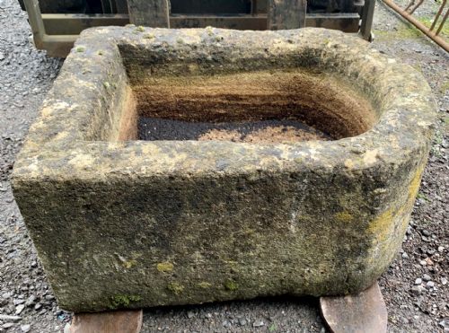 19TH CENTURY BATH STONE D END TROUGH - ADDITIONAL PHOTO 5