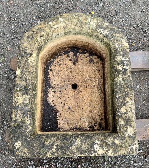 19TH CENTURY BATH STONE D END TROUGH - ADDITIONAL PHOTO 6
