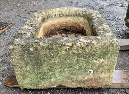 19TH CENTURY BATH STONE D END TROUGH - ADDITIONAL PHOTO 7