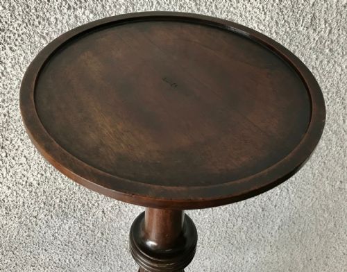 VICTORIAN MAHOGANY TORCHERE - ADDITIONAL PHOTO 2