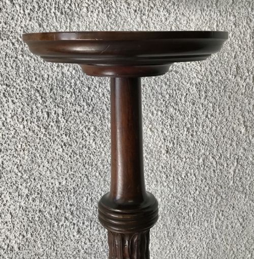 VICTORIAN MAHOGANY TORCHERE - ADDITIONAL PHOTO 4