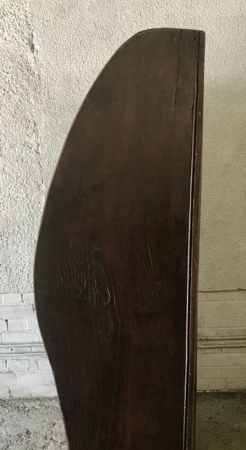 LATE 18TH CENTURY ELM SETTLE ON SLEDGE FEET - ADDITIONAL PHOTO 10
