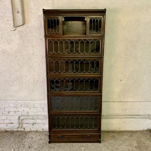 1920's oak stacking bookcase - CATEGORY: ANTIQUE BOOKCASES - DATED 1920