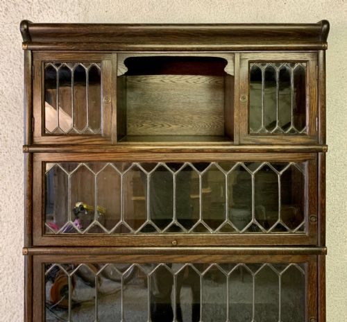 1920'S OAK STACKING BOOKCASE - ADDITIONAL PHOTO 2