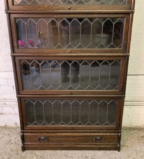 1920'S OAK STACKING BOOKCASE - ADDITIONAL PHOTO 3