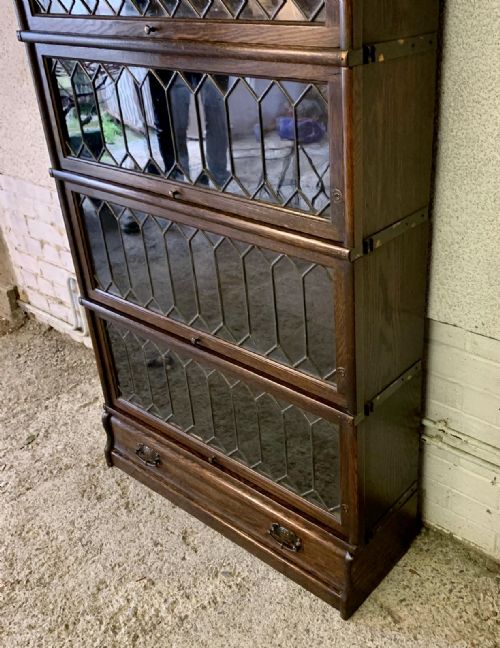 1920'S OAK STACKING BOOKCASE - ADDITIONAL PHOTO 7