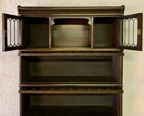 1920'S OAK STACKING BOOKCASE - ADDITIONAL PHOTO 9