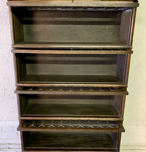 1920'S OAK STACKING BOOKCASE - ADDITIONAL PHOTO 10