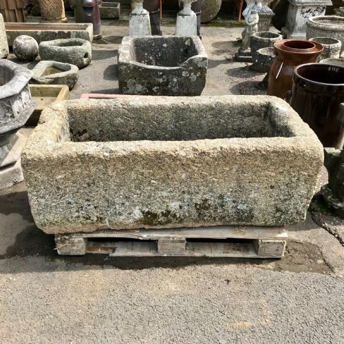 circa 1800 large cornish granite water trough - CATEGORY: ANTIQUE MISCELLANEOUS - DATED 1800