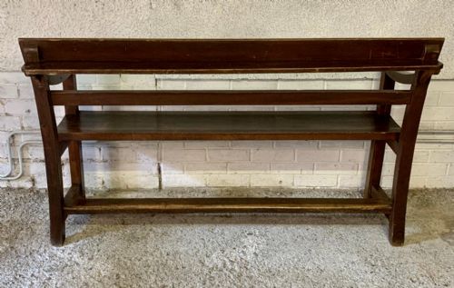 VICTORIAN PINE CHAPEL BENCH IN ORIGINAL FINISH - ADDITIONAL PHOTO 8